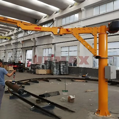 Intelligent Folding Arm Jib Crane supplied equipment view