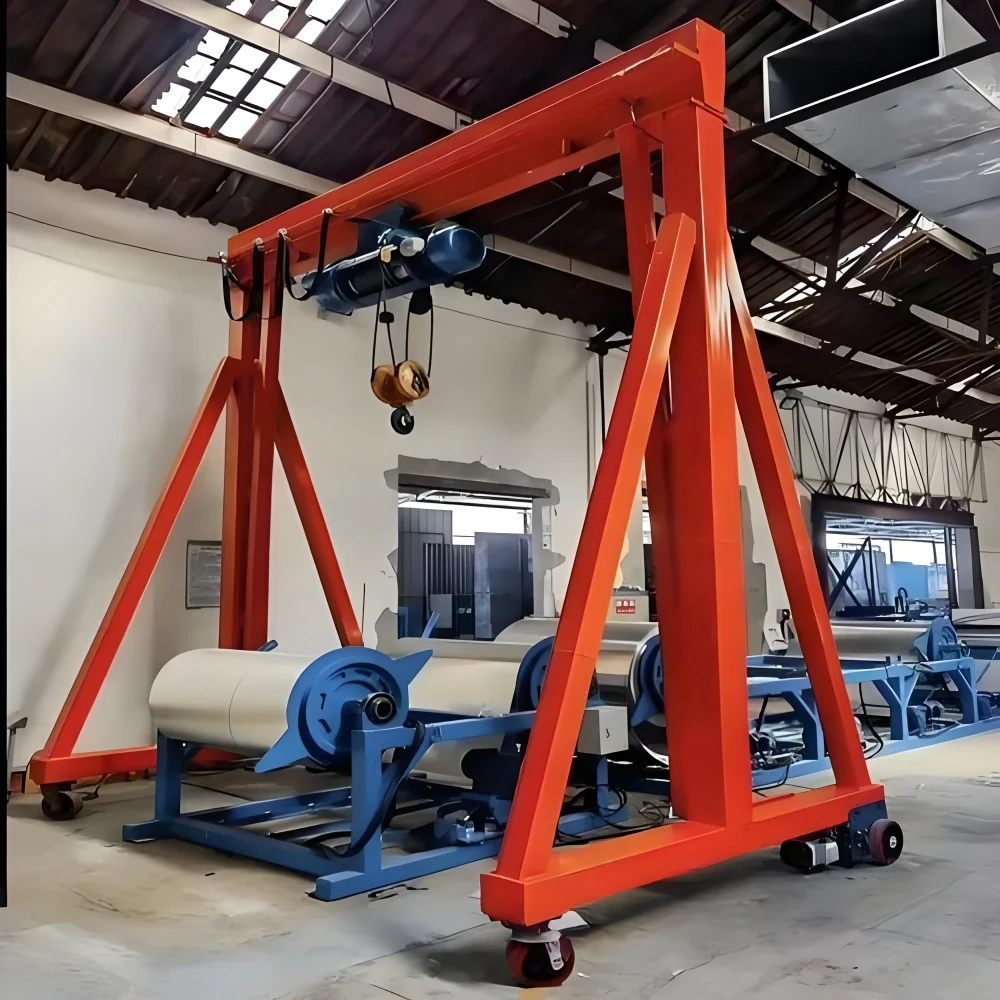 Portable Mobile Gantry Crane supplied equipment view