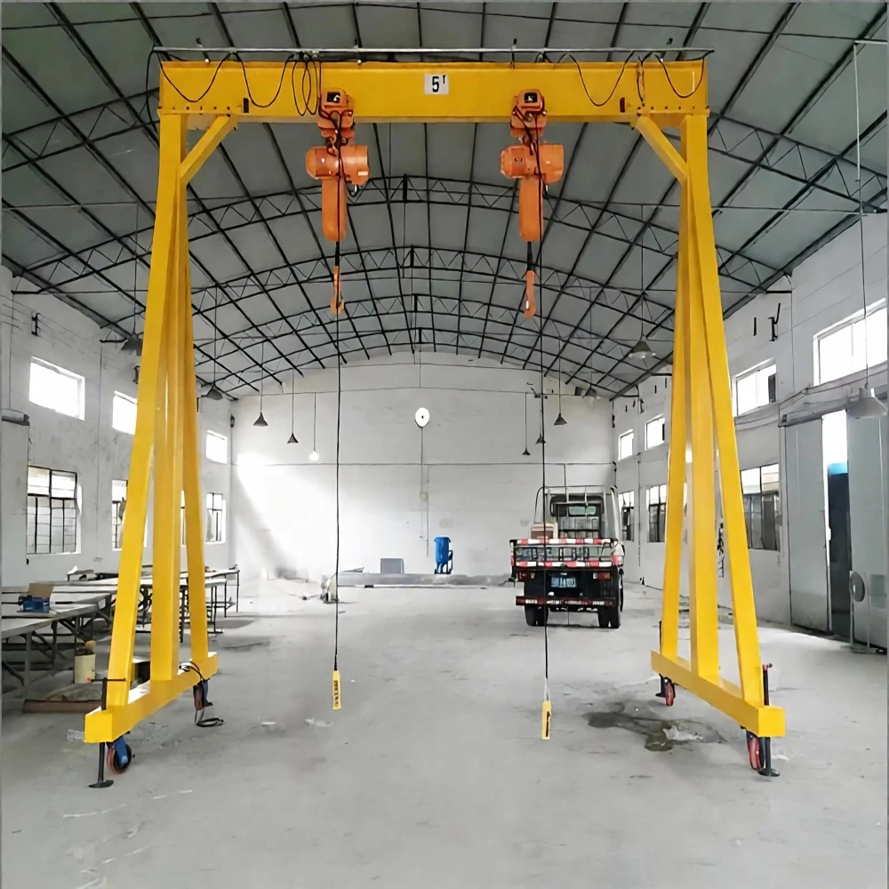 Portable Mobile Gantry Crane supplied view 3
