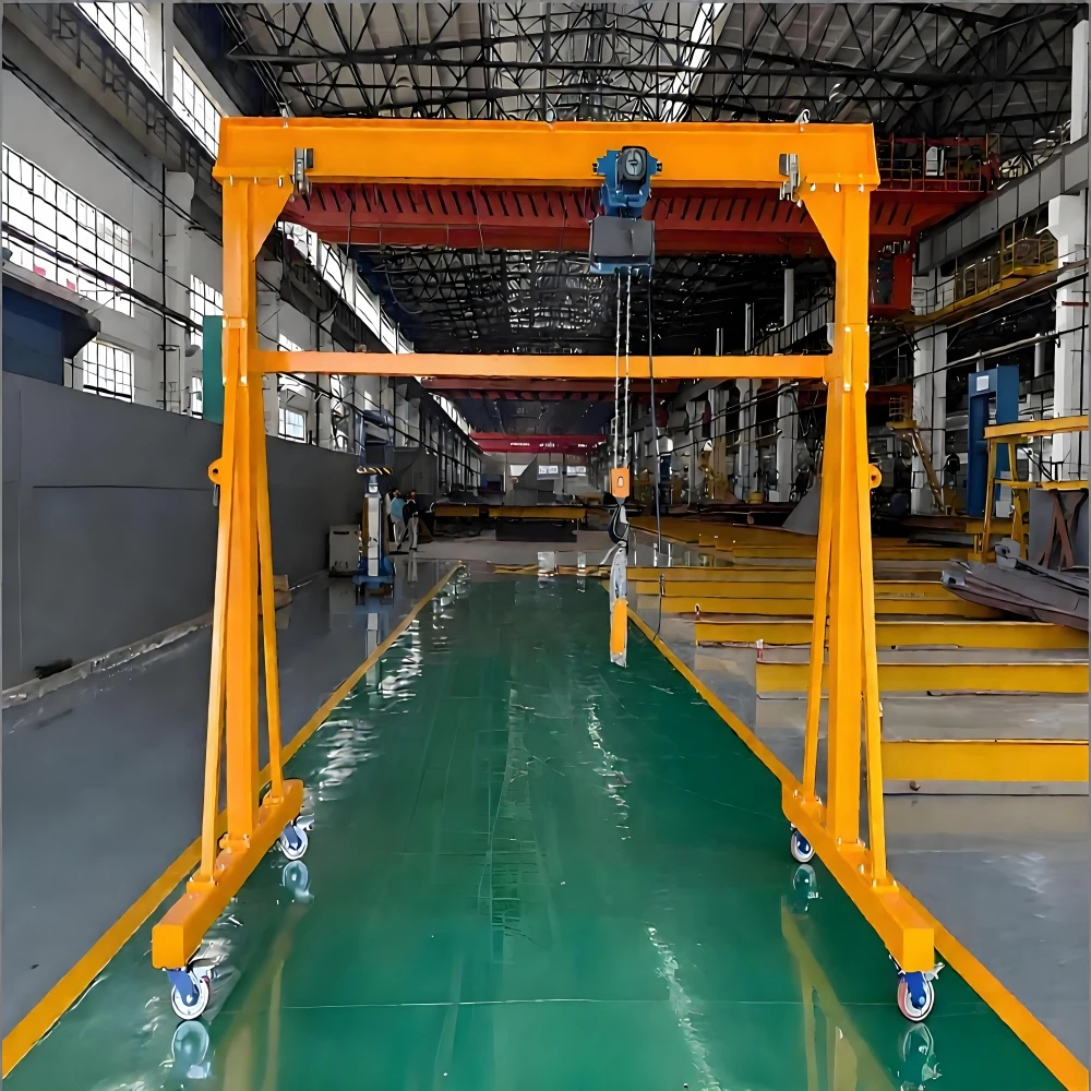 Portable Mobile Gantry Crane supplied view 5