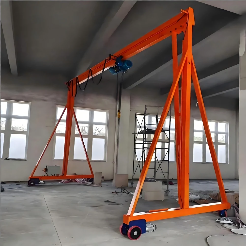 Portable Mobile Gantry Crane supplied view 6