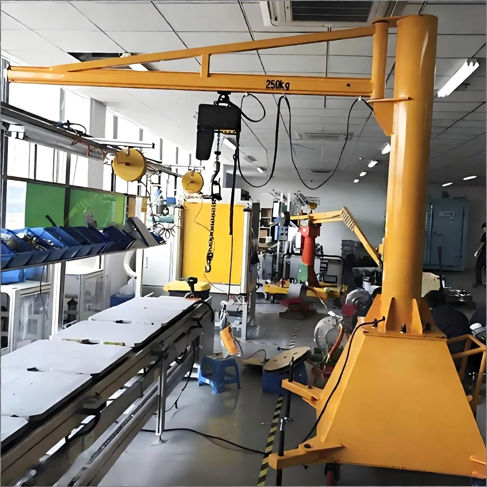 Portable Mobile Jib Crane supplied view 5