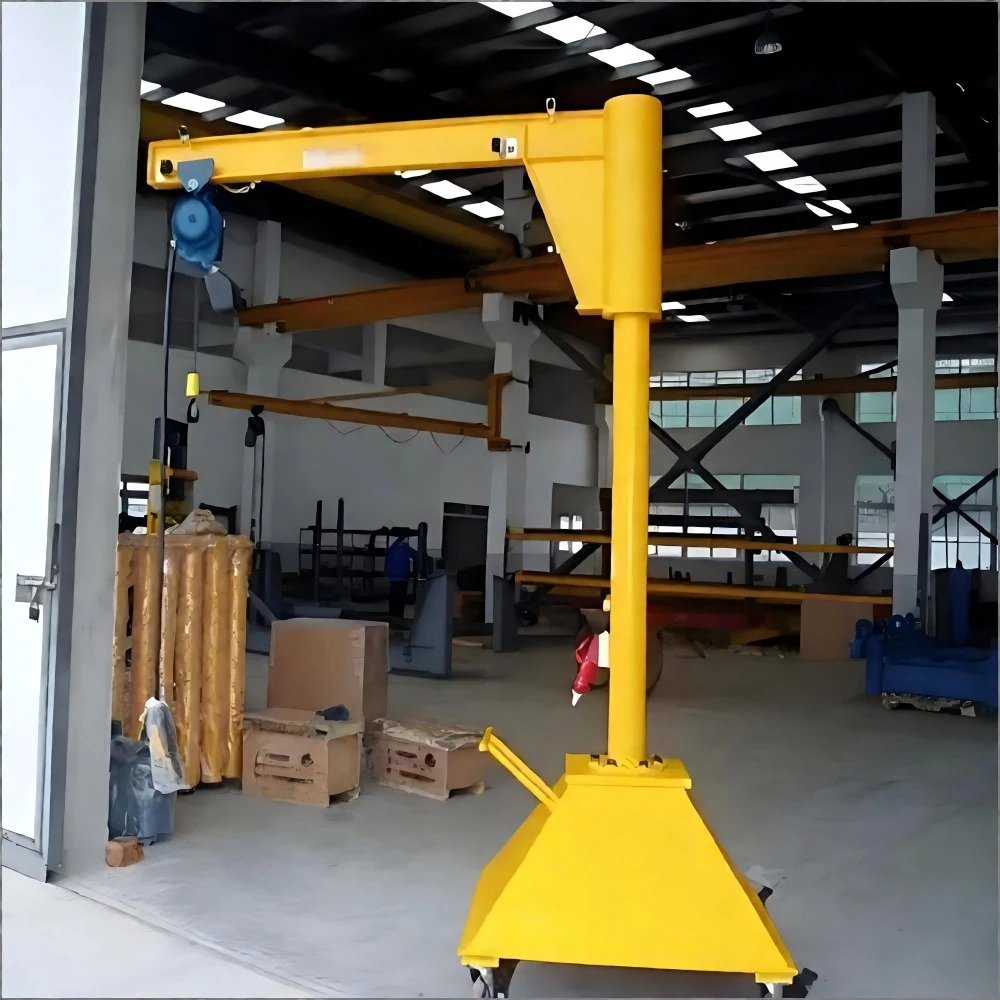 Portable Mobile Jib Crane supplied view 6