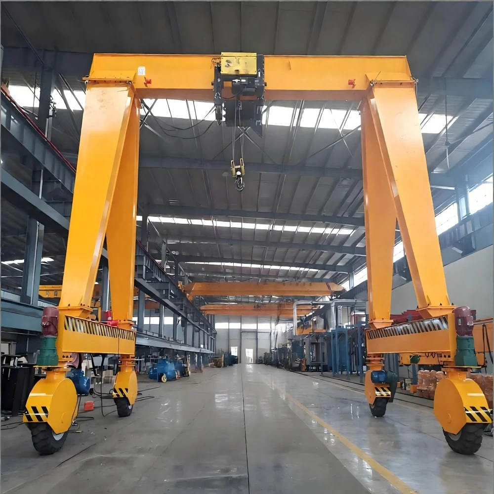RTG Rubber Tyre Gantry Crane supplied view 3
