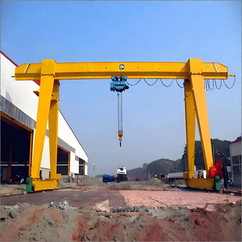 Single Girder Gantry Crane supplied equipment view